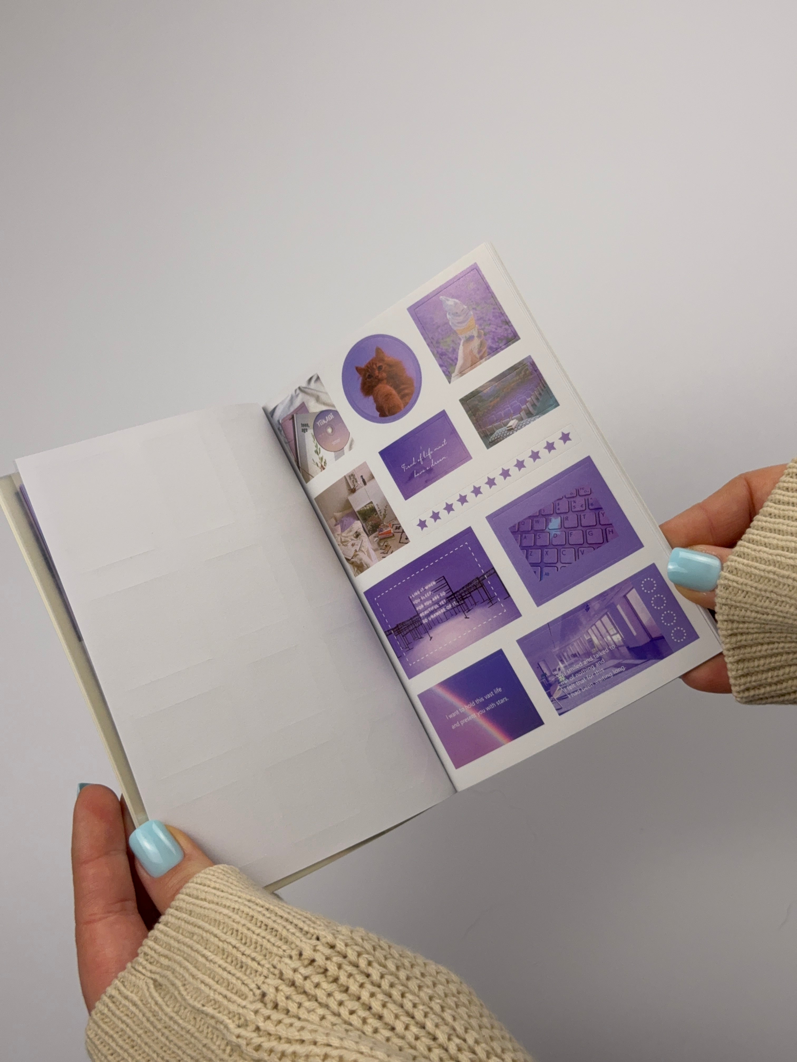 Aesthetic Sticker Book Set – 20 Sheets