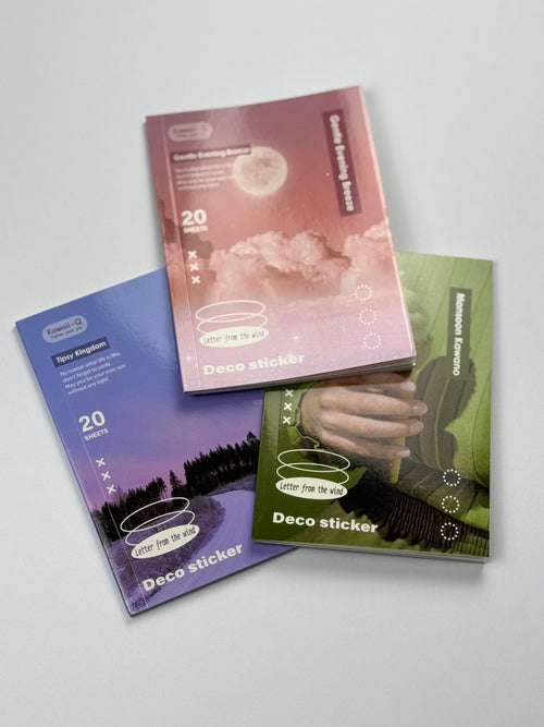 Aesthetic Sticker Book Set – 20 Sheets