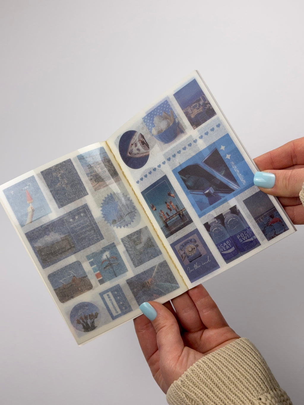 Aesthetic Sticker Book Set – 20 Sheets