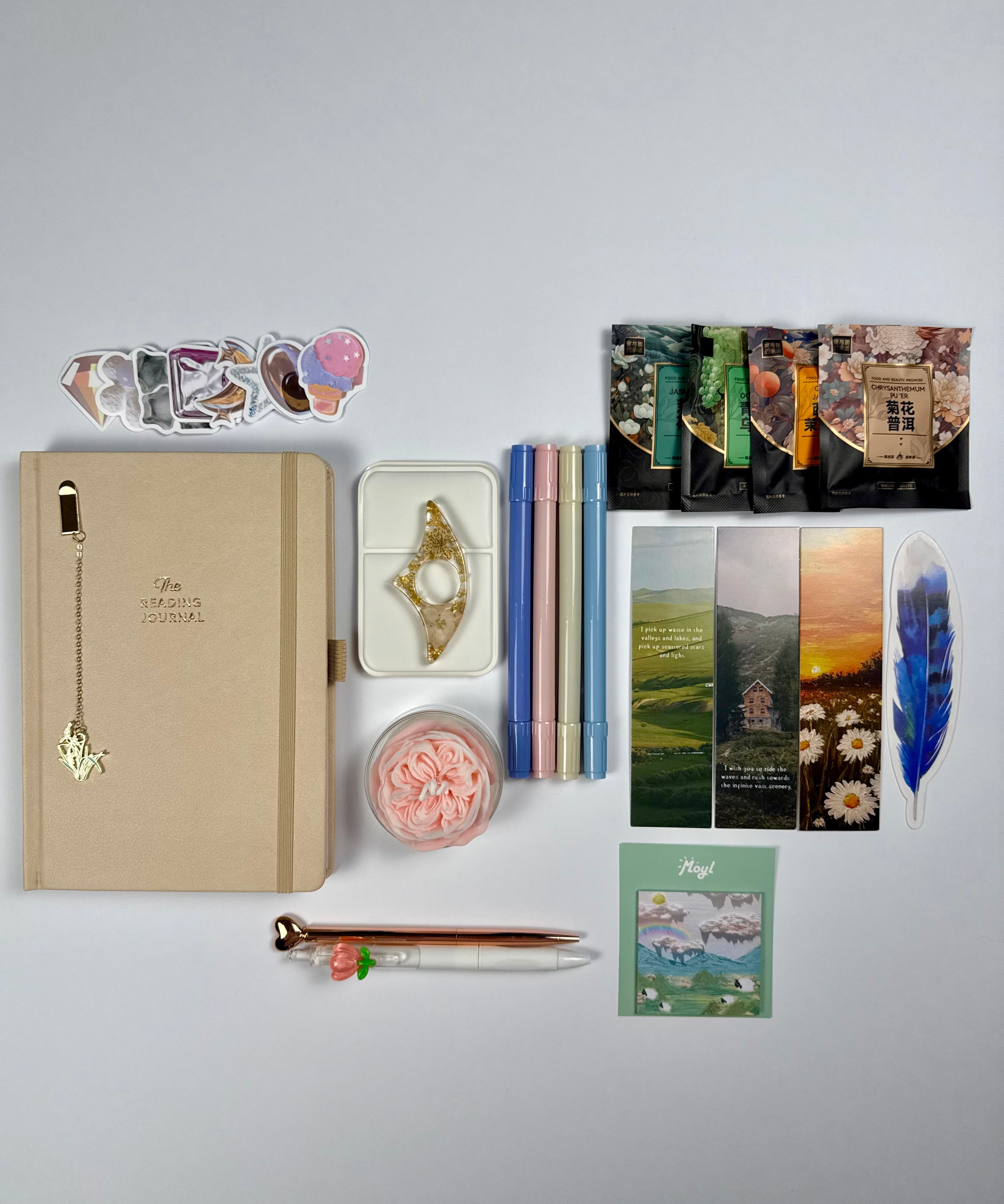 Self Care & Reading Journal Set ✨