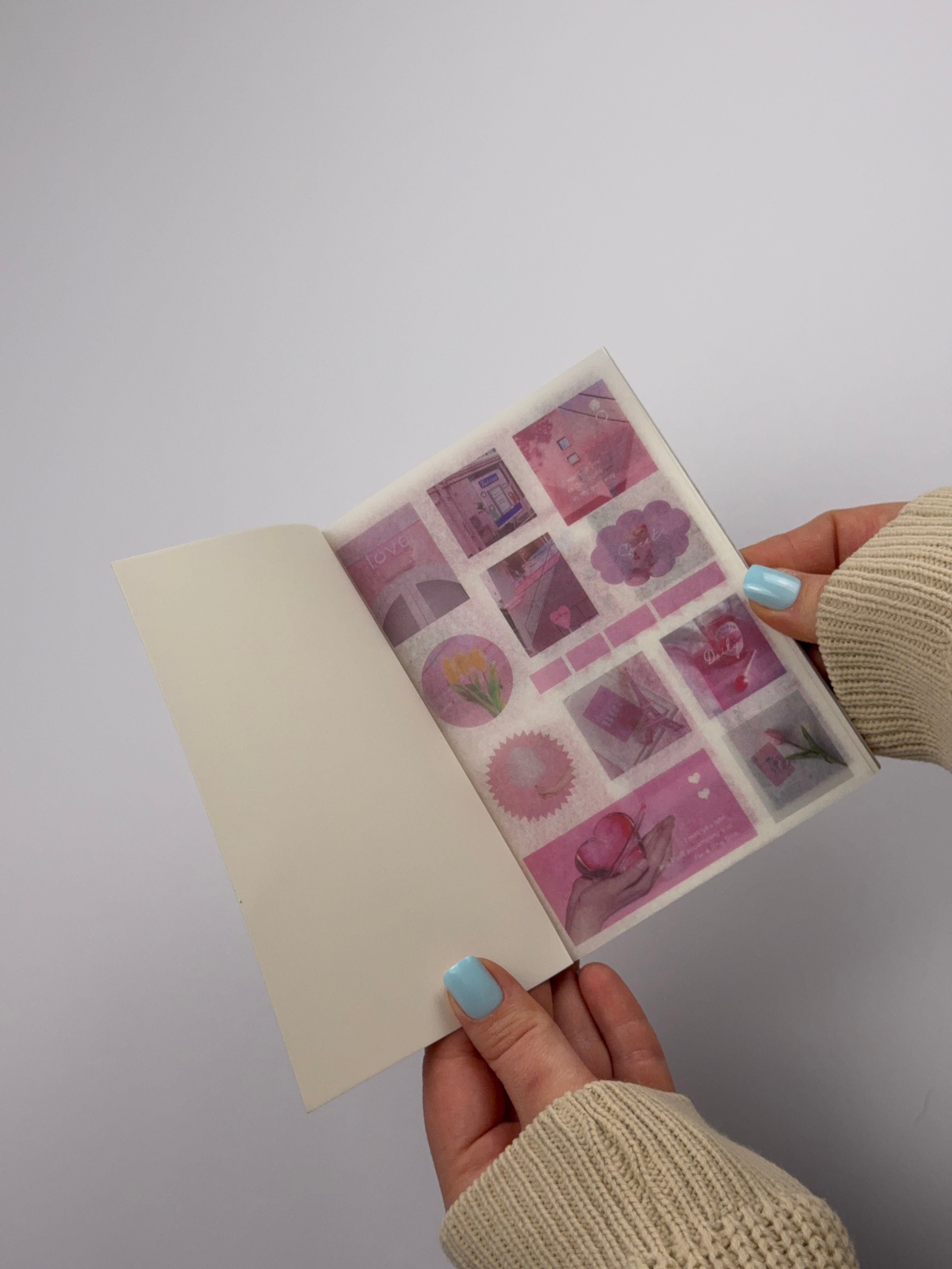 Aesthetic Sticker Book Set – 20 Sheets