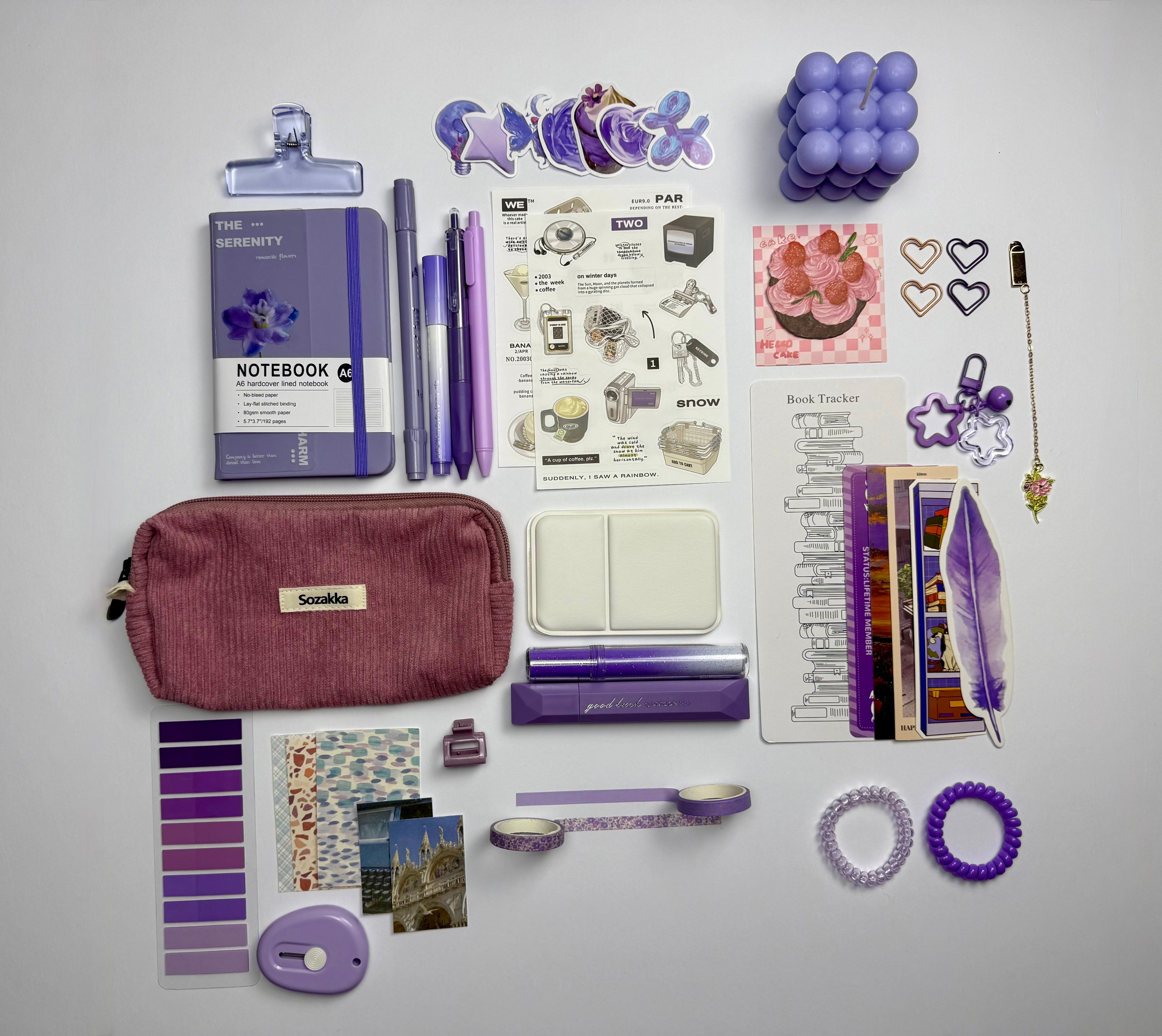 Lavender Pause - A soft lavender shade, calm and soothing