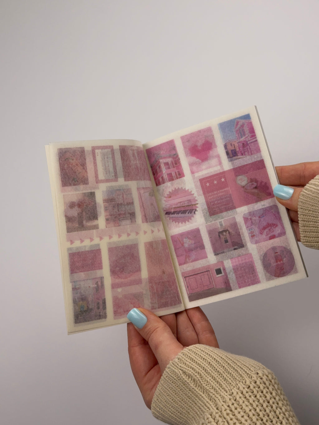 Aesthetic Sticker Book Set – 20 Sheets