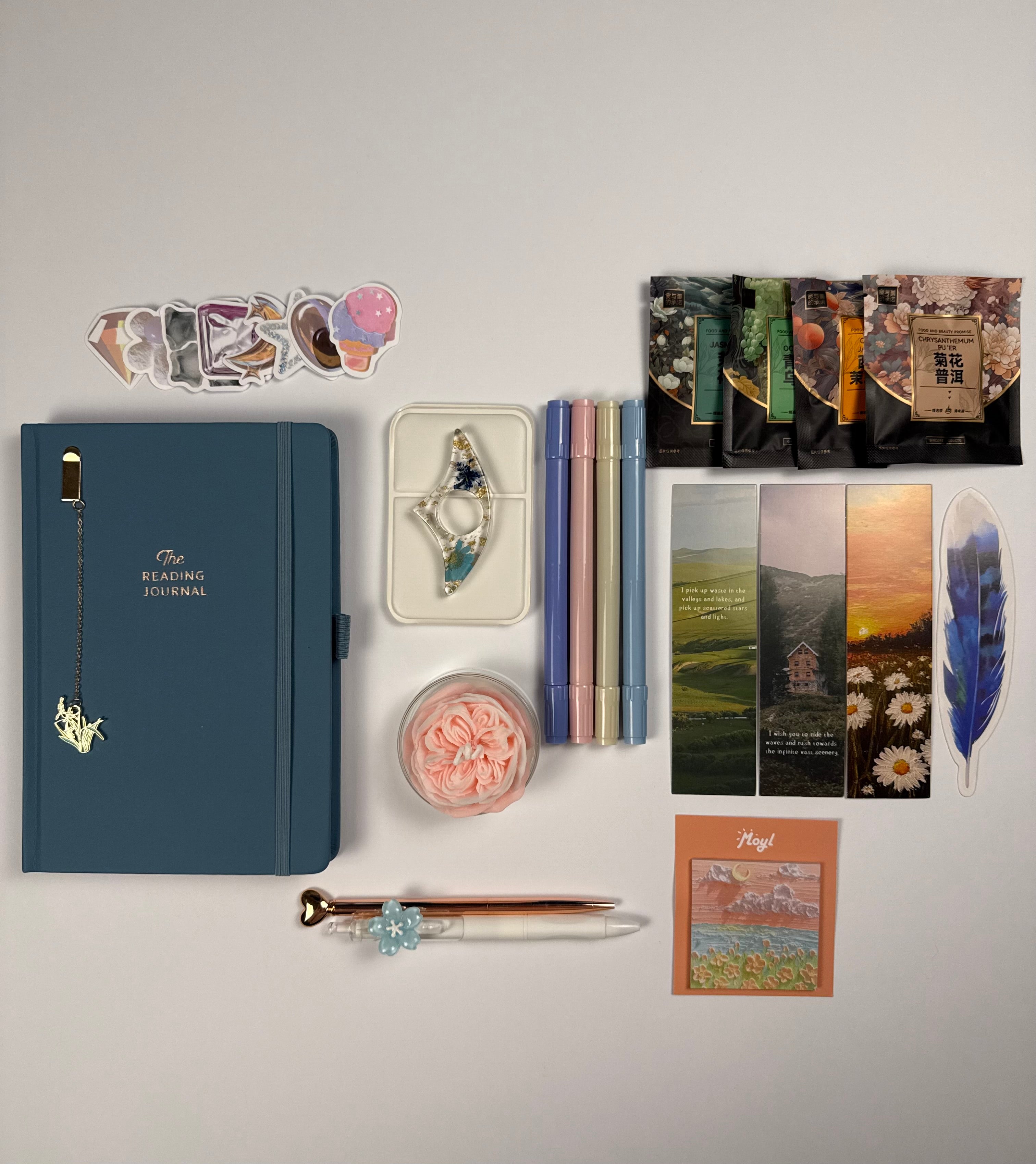 Self Care & Reading Journal Set ✨