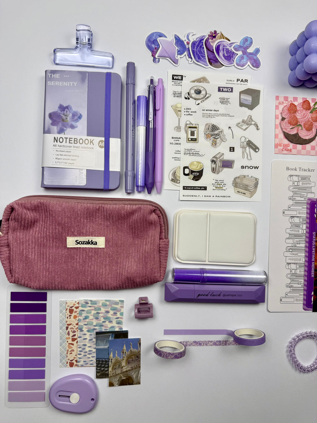 Lavender Pause - A soft lavender shade, calm and soothing