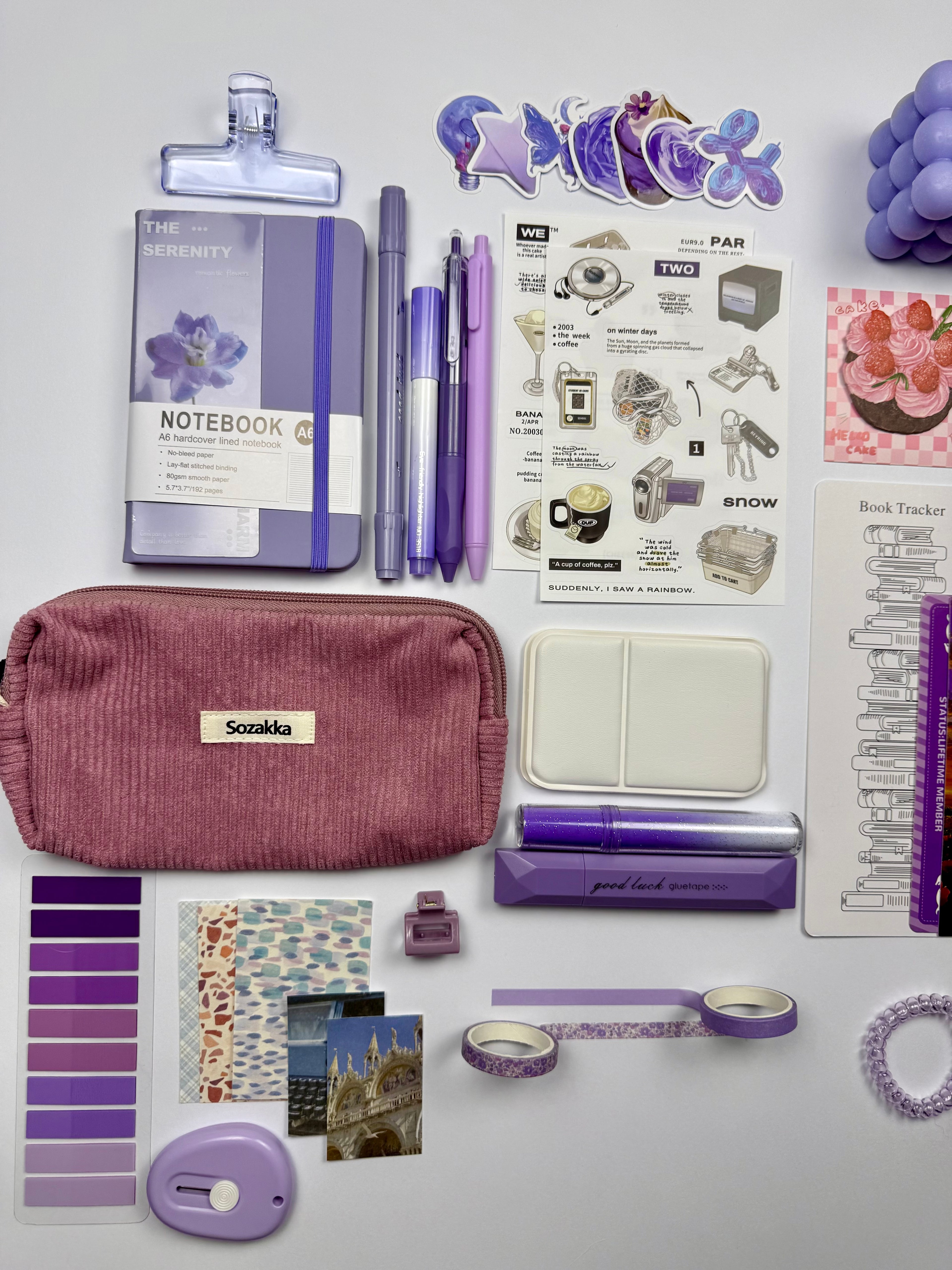 Lavender Pause - A soft lavender shade, calm and soothing