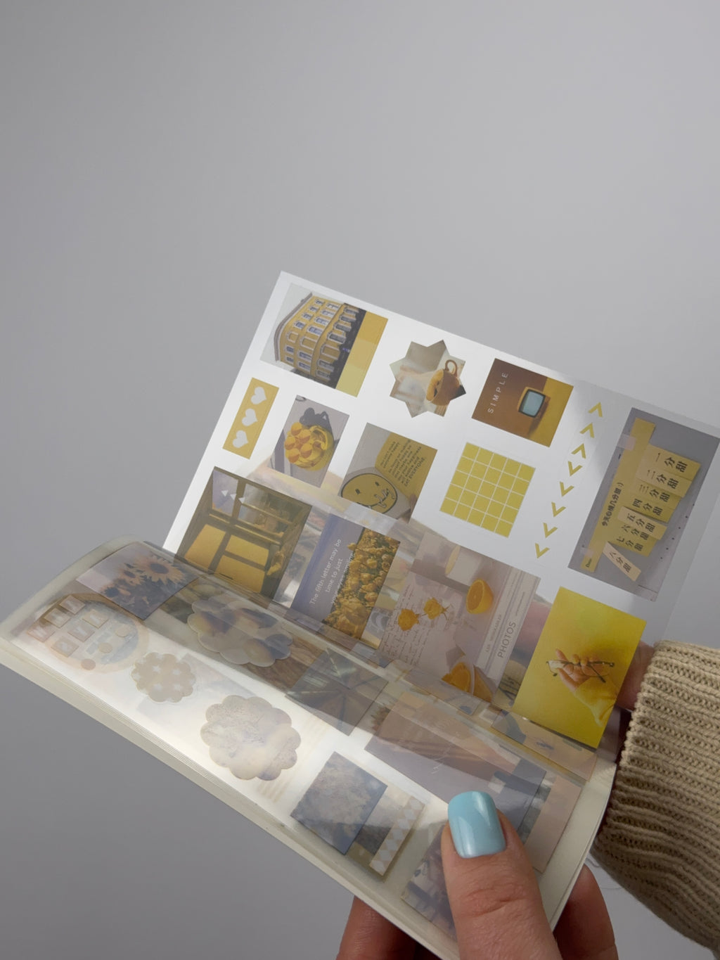 Aesthetic Sticker Book Set – 20 Sheets