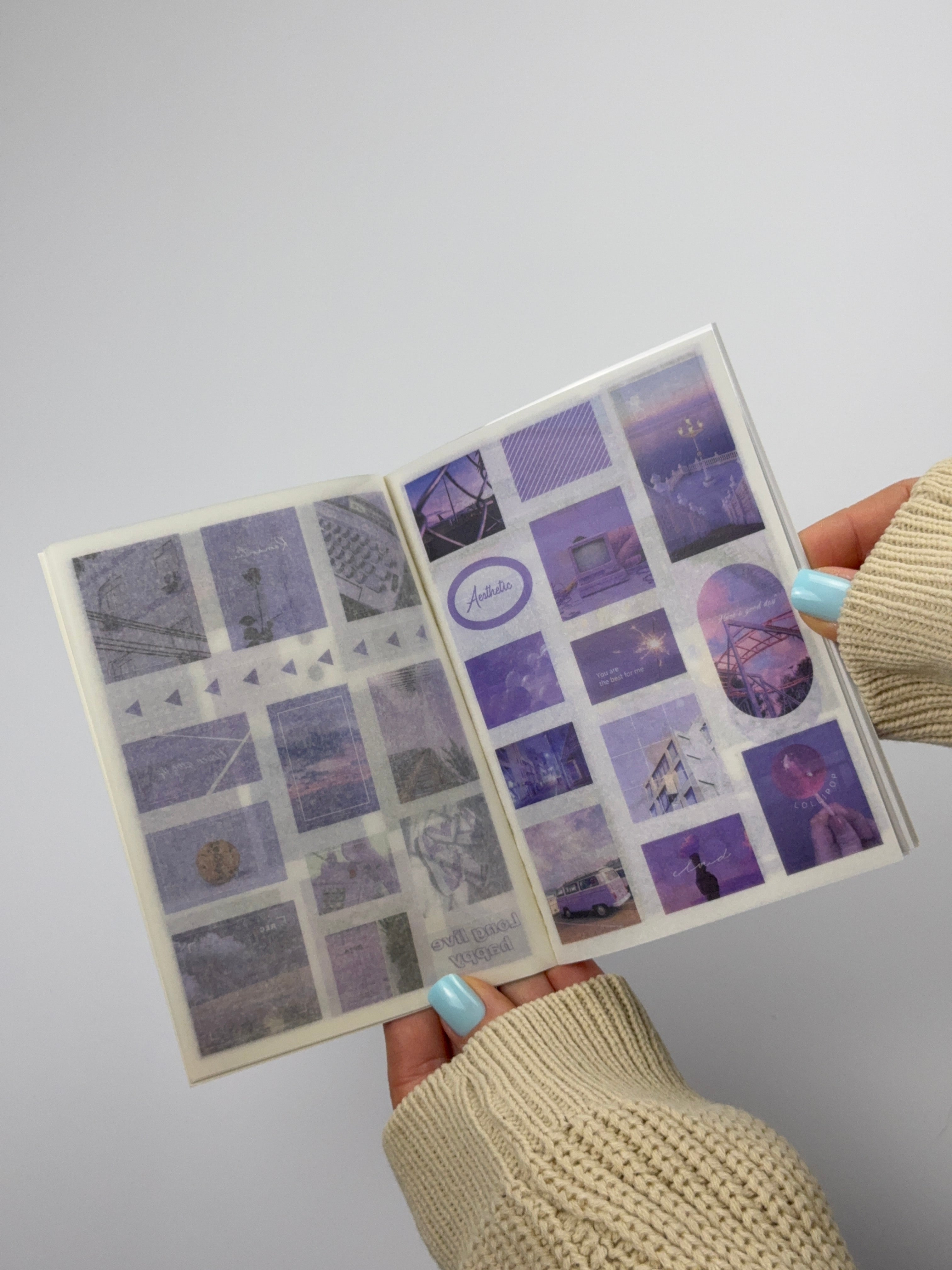 Aesthetic Sticker Book Set – 20 Sheets